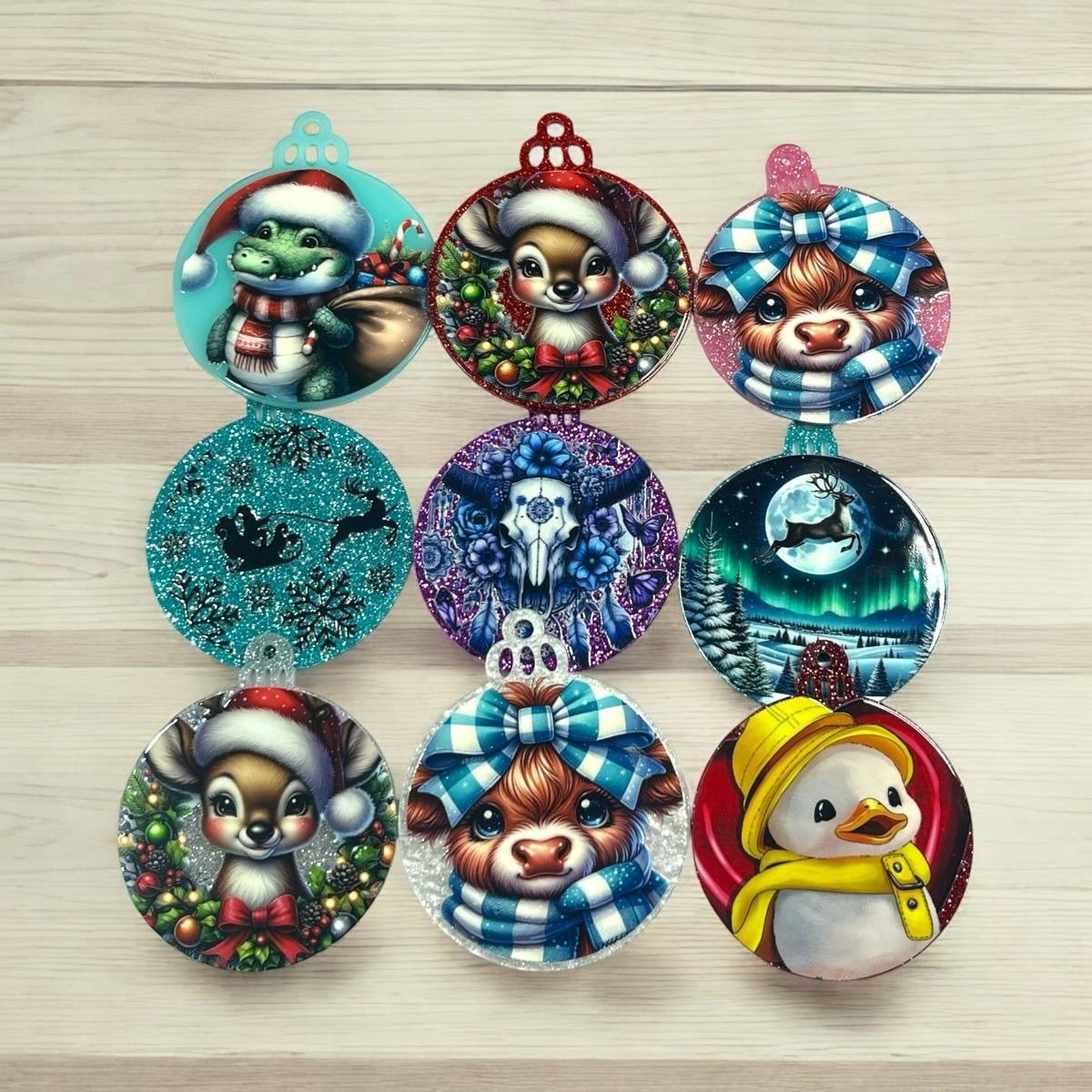 Ornaments made on live