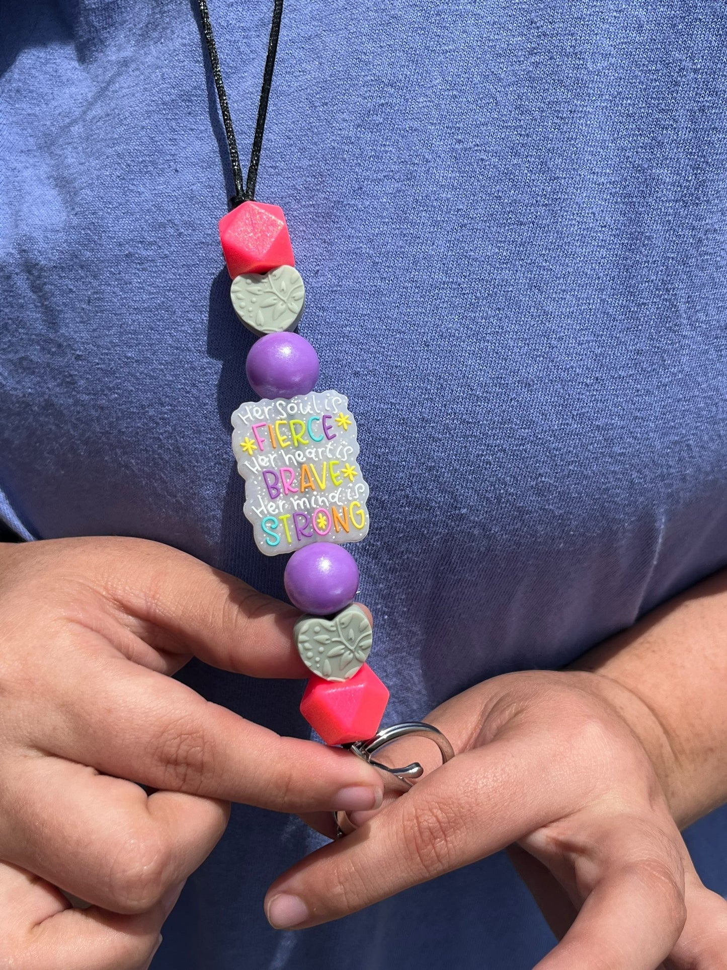 Beaded Keychain Lanyards