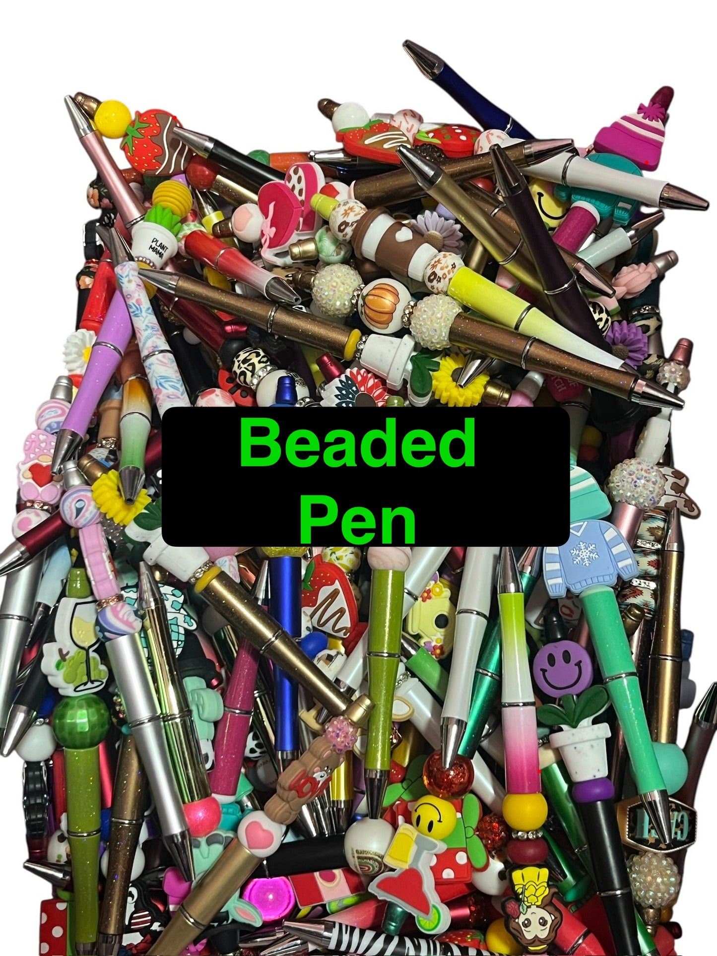 Beaded pen made on live