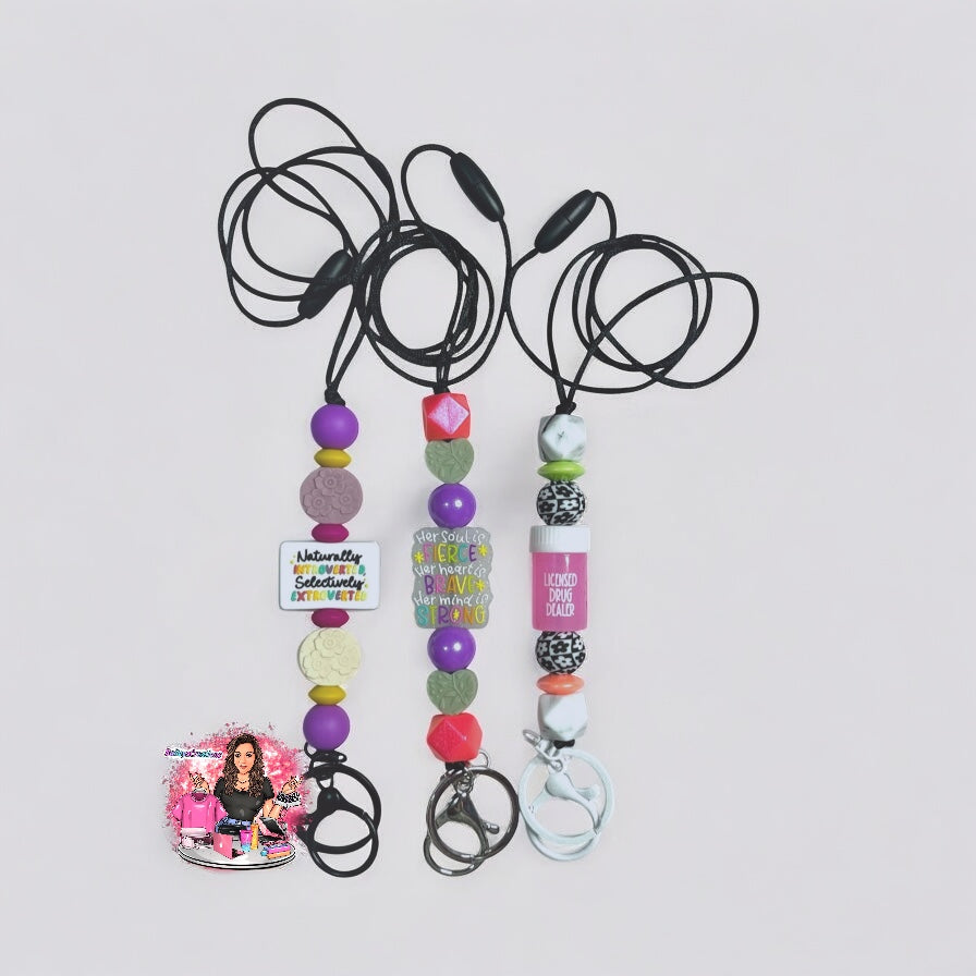Beaded Keychain Lanyards